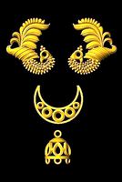 Chand bali earings  | 3D