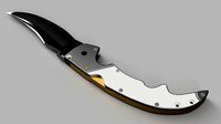 Falchion Knife - CSGO | 3D
