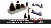 Jabbas Throne Room - Set 8a - Boiler Room Attributes 1-6 scale | 3D