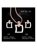 Pendant Earrings combo - 321 | 3D