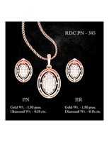 Pendant Earrings combo - 345 | 3D