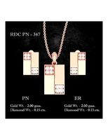 Pendant Earrings combo - 347 | 3D