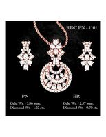 Pendant Earrings combo - 1101 | 3D