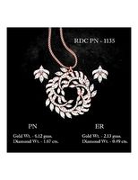 Pendant Earrings combo - 1135 | 3D