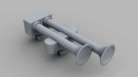 Lumar Toy Crane Replacement Air Horns | 3D