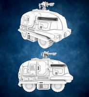 VEHICLE II with flamer 3D print model | 3D