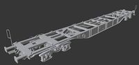 H0 1-87 scale Sgnss container car | 3D