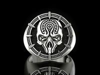 Skull ring 1601 | 3D