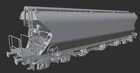H0 1-87 scale Tagnpps 102 grain wagon VTG | 3D