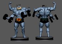 Strong Machamp workout | 3D