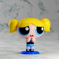 Powerpuff Girls Bubbles Statue Keychain model for 3D printing | 3D
