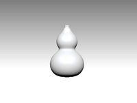 gourd with display stand 3D models created  | 3D