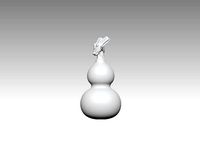 gourd with display stand 3D models created  | 3D