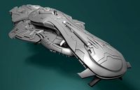 Halo Ship ORS heavy cruiser | 3D
