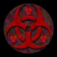 biohazard tripple sign or symbol