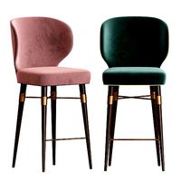 Louis Mid Century Bar Chair by Ottiu