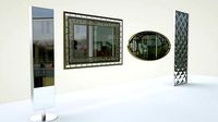 Wall miror 3D model pack