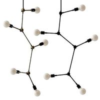 Tribeca Series Harrison Chandelier Black by Menu