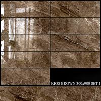Yurtbay Seramik Kios Brown 300x900 Set 1