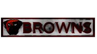 Browns logo plate