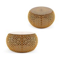Rattan coffee table 80 Esther