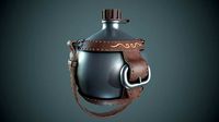 Stylized Water Bottle - Tutorial Included