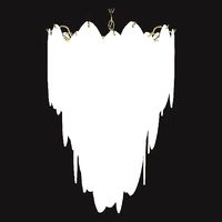 Chandelier Angel Style Italian Murano Glass