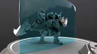 Overwatch Reinhardt blackhart statue figure  | 3D
