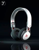 Beats Mixr custom white Camo
