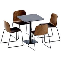 Table Doll by Billiani and Sled Base Chair Rama by Kristalia