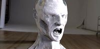 Vampire Head bust base
