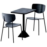 Rectangle Table TNP by Kristalia and Chair Caristo by SP01