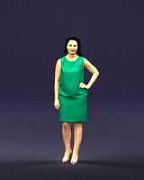 Green woman 0415