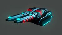 Sci-fi Tank 3 3D Model
