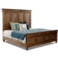 Light Brown Ariel Solid Wood Platform Bed