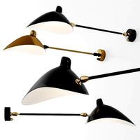 Serge Mouille AP1B2R Sconce