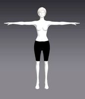 Woman Clothing T-Pose 377
