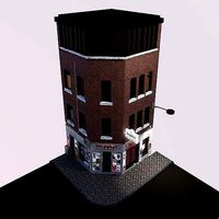 urban building - abandoned tavern