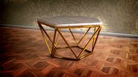 Pentagonal table Low Poly LOD game ready
