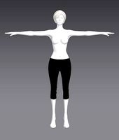 Woman Clothing T-Pose 369