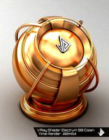 VRAY SHADER---METAL---Electrum 9