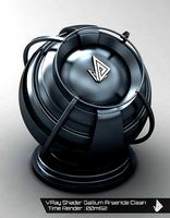 VRAY SHADER---METAL---Gallium Arsenid
