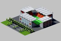 Stadium low poly upgradable modular kit