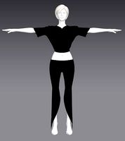 Woman Clothing T-Pose 346