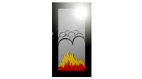 Door Fire Smoke design