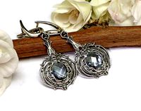 Earrings with stones printable jewelry model | 3D