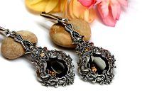 Elven earrings printable jewelry model | 3D