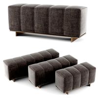 Minotti braccioli pouf