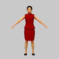Cheongsam Woman