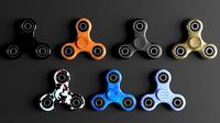 Fidget spinner 7 Materials pack rigged animatable